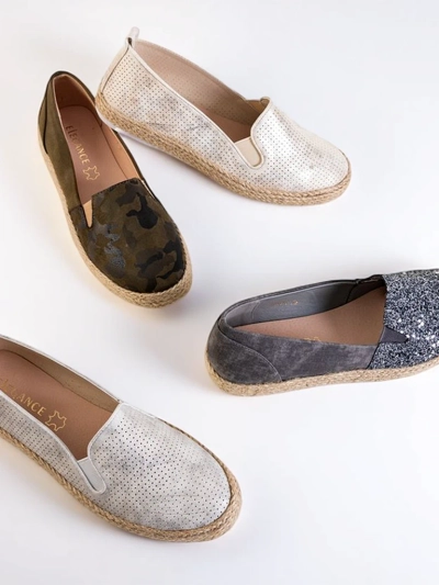 Női zöld espadrilles a Nuhente camo-ban - Lábbeli