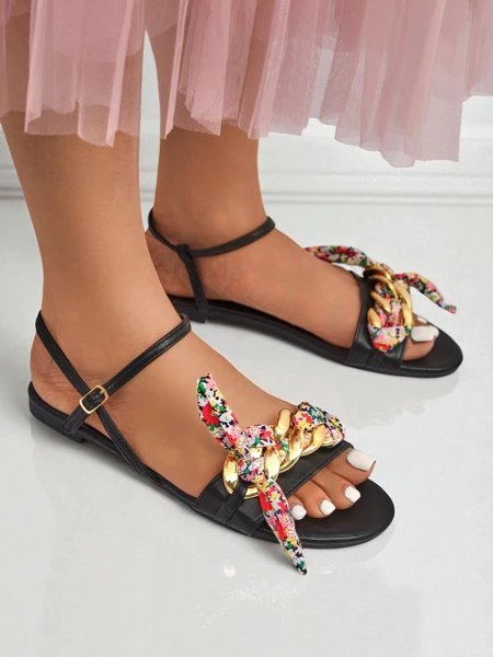 Royalfashion Női lapos talpú BareLuxe szandál