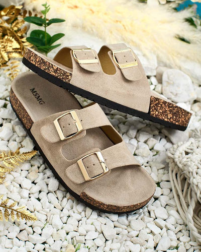 Royalfashion Női flip-flopok csattal Foumy