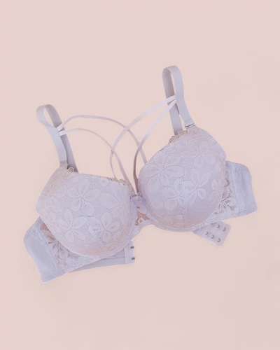 Royalfashion Női párnázott melltartó csipkével