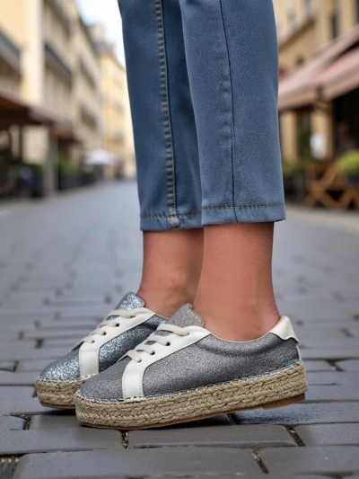 Royalfashion Női cipő csillámmal Sercele