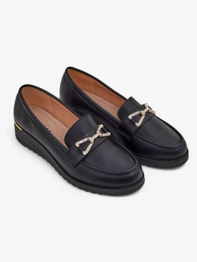 Royalfashion Női mokaszin alacsony sarokkal Leffo