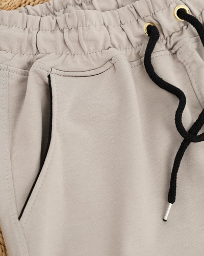 Női világosszürke melegítőnadrág - Ruházat