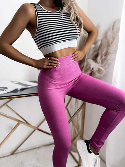 Női leggings rózsaszínben- Ruházat