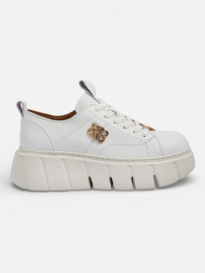 Sacerr sportos női sneakerek természetes bőrből