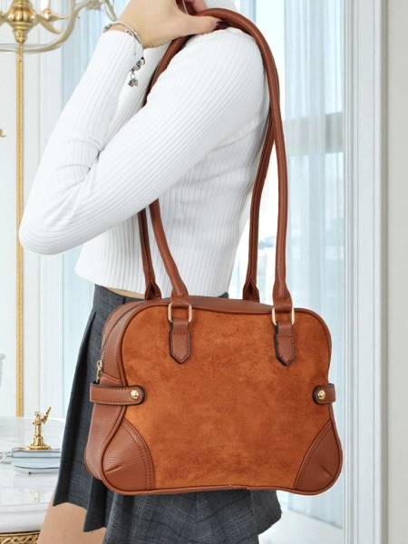 Erelle női shopper táska, öko bőr