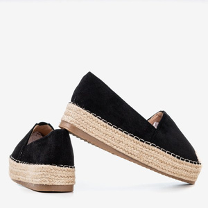 Roseanne fekete espadrille - lábbeli