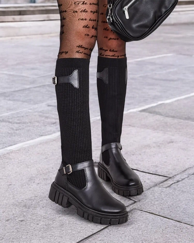 Royalfashion Női belebújós csizma Bizirre