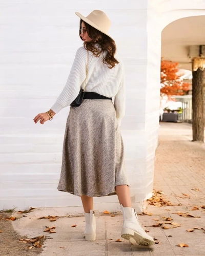 Royalfashion Női midi szoknya