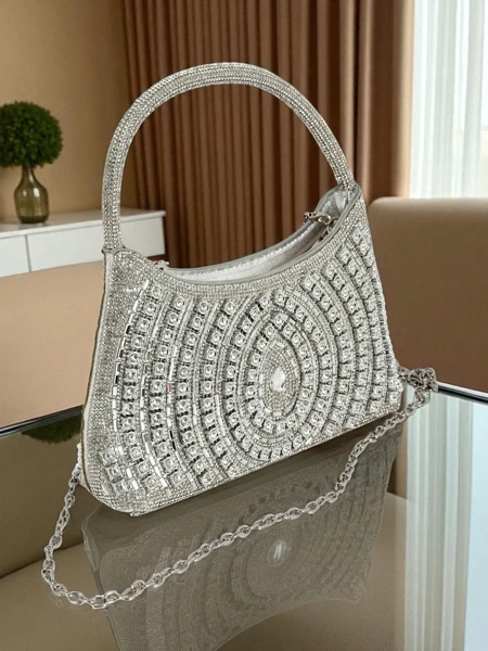 Royalfashion Női borítéktáska cirkóniákkal Sova Glint