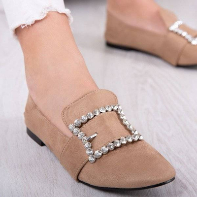 OUTLET Barna mokaszin Morandi díszítéssel - Cipő