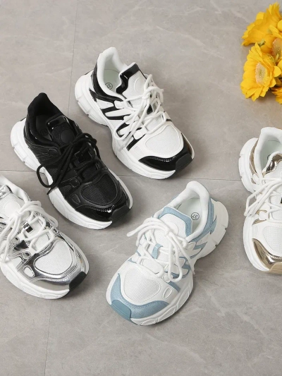Royalfashion Női sportos sneakers vastag talpon Loness