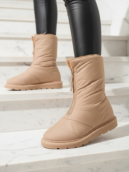 Elysium világosbarna női téli csizma