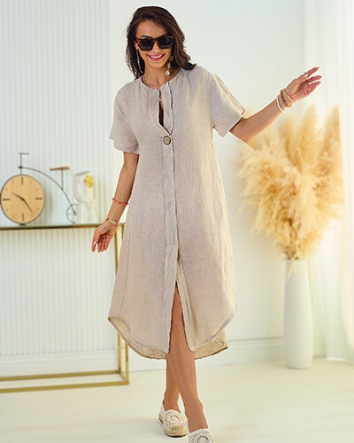 Royalfashion Linen női oversize ruha