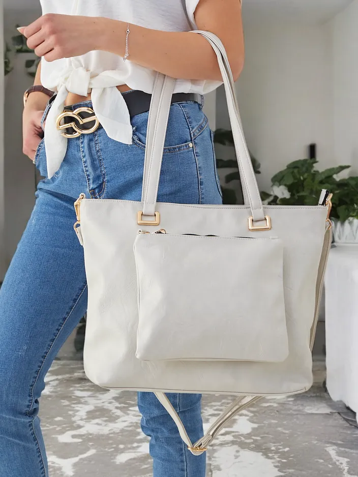 Royalfashion Női táska öko-bőrből készült kozmetikai táskával