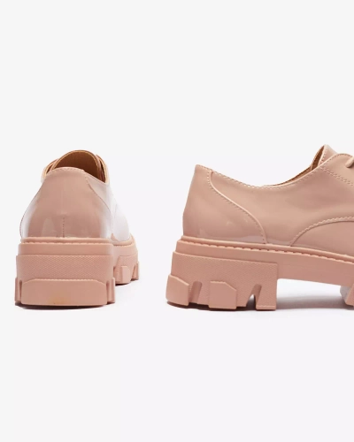 Rózsaszín lakkozott női félcipő Delgor- Footwear