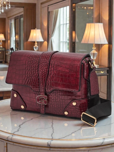 Cassandra Bordó Ökológiai Bőr Női Táska