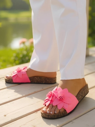 Royalfashion Női papucs virágokkal Foules