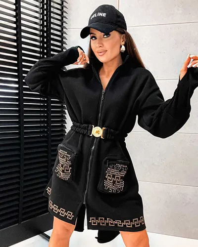 Royalfashion Női mini ruha blúz típus