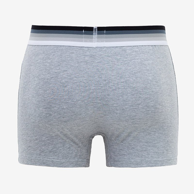 Szürke férfi boxer rövid felirattal - Fehérnemű