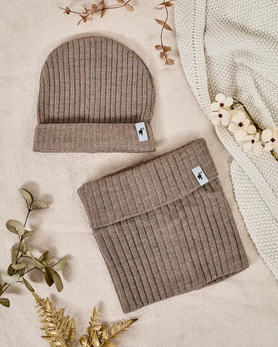 Royalfashion Egyetemes téli készlet - sapka és sál