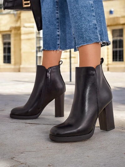 Royalfashion Női bokacsizma magas száron Erozi