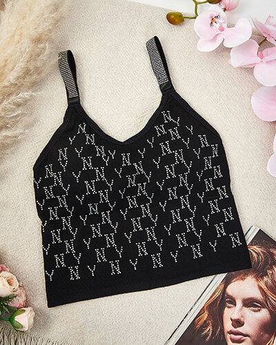 Royalfashion Női sportmelltartó cirkófűzéssel