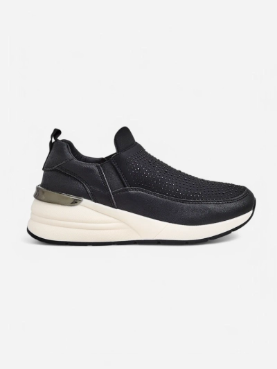Royalfashion Női sportcipők, slip-on dizájn, strasszokkal Elera