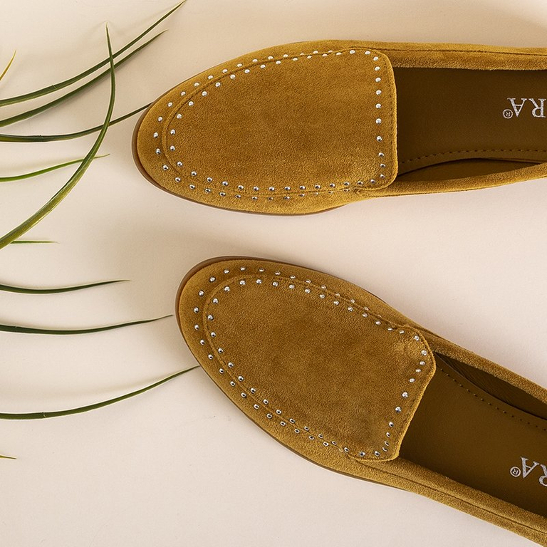 Női mustárcipők Iliana sugárzóval - Lábbeli