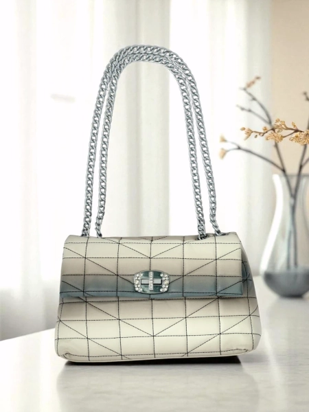 Royalfashion Kis női kézitáska ökobőrből, ombre Sophie Rose