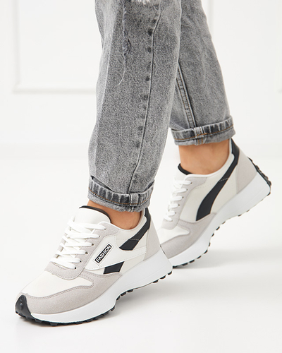 Fehér és szürke női sportcipő a Berinn-től - Lábbeli