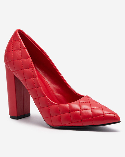 OUTLET Piros női cipő dombornyomással Torosa- Footwear