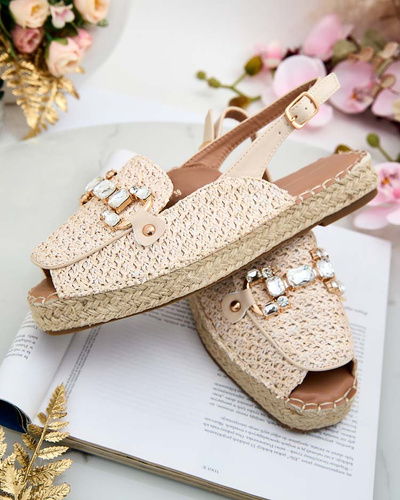 Royalfashion Női espadrilles nyitott orral