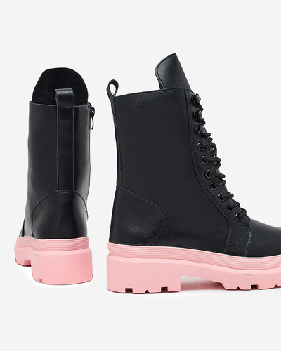 Royalfashion Eco bőr női bagger csizma Vederme