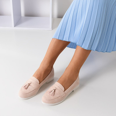 Atrugiel porított női mokaszin bojtokkal - Lábbeli