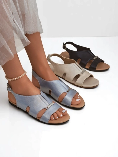 Royalfashion Női lapos talpú szandál Solea Comfort
