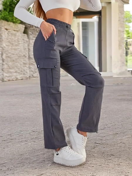 Royalfashion Női szövet harci nadrág