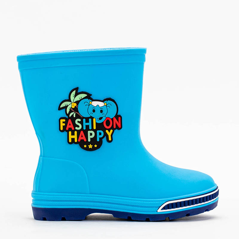 Ukali kék gyerek esőcsizma - Lábbeli