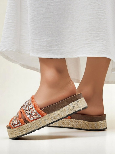 Royalfashion női papucs Candy Candy díszítéssel