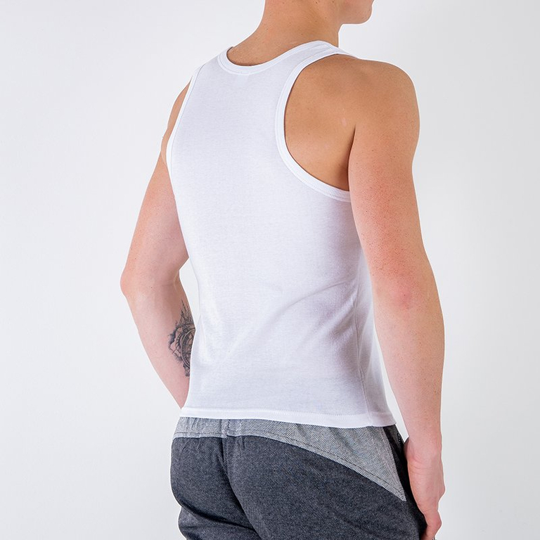 Férfi fehér póló - Ruházat