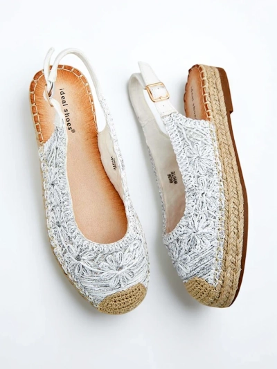 Royalfashion Női espadrilles díszes hímzéssel