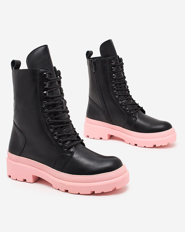 Royalfashion Eco bőr női bagger csizma Vederme