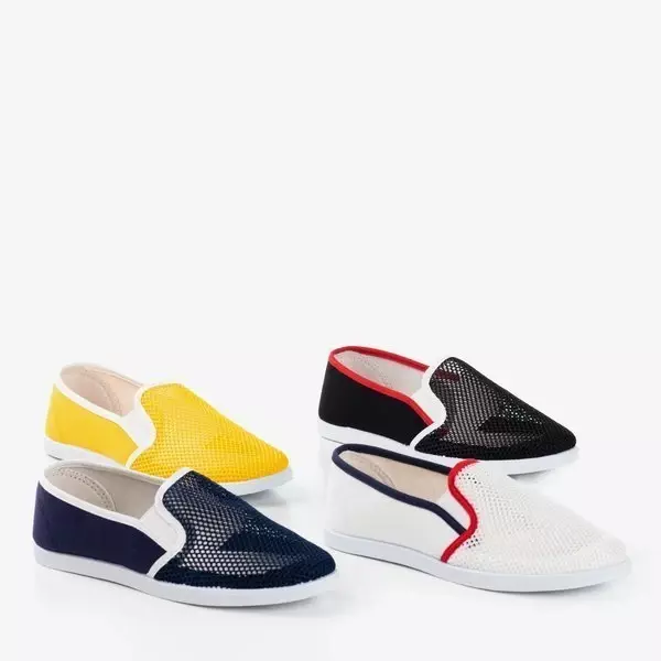 OUTLET Fehér csúszás hálós Dire - cipővel