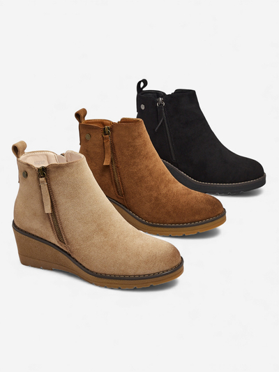 Zarrico női bokacsizma éktalpon