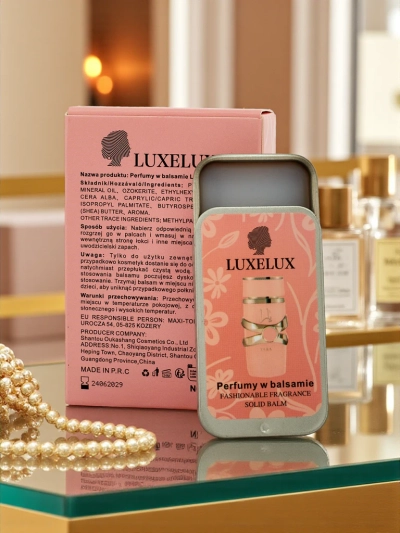 LUXELUX Solid Balm Aurelia – illatosított balzsam fém dobozban 10g
