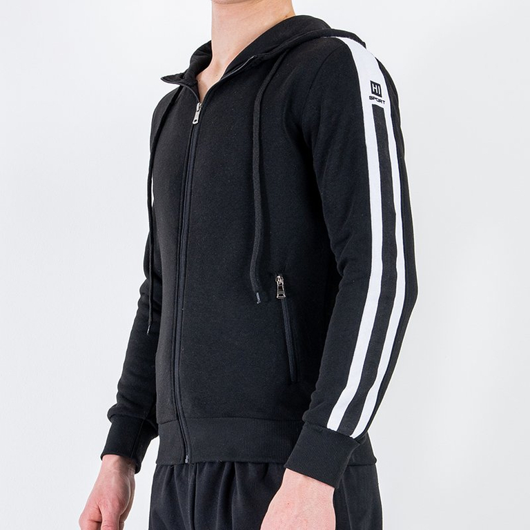 Fekete meleg férfi pulóver - Ruházat