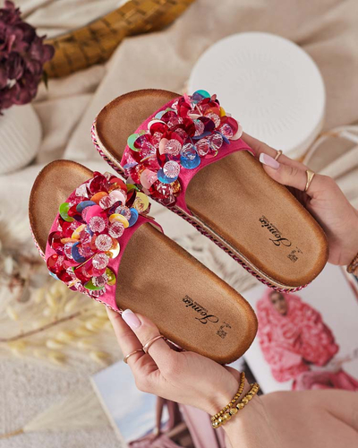 Royalfashion Női Loassa strasszos flip-flop