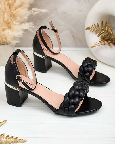 Fekete női szandál Marines - Lábbeli