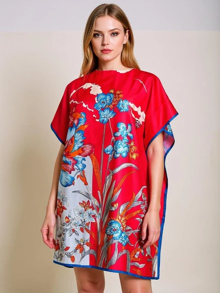 Royalfashion Calista térdig érő pareo ruha – sokszínű elegancia