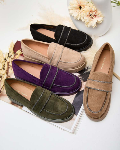 Royalfashion Női mokaszinok cirkóval Eroime